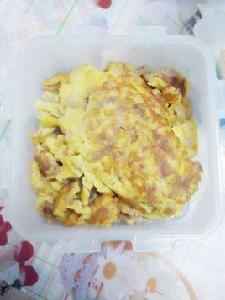 雞蛋肉末餅 雞蛋肉末餅