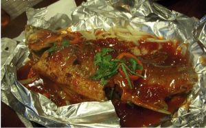 鐵板烷魚 鐵板烷魚