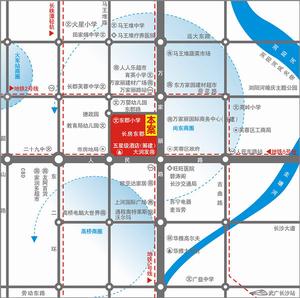 長房東郡華城廣場樓盤位置圖