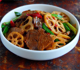 蓮藕醬爆牛肉 蓮藕醬爆牛肉