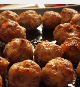 烤火雞肉丸子 烤火雞肉丸子