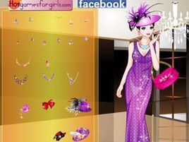 時尚紫色禮服 時尚紫色禮服