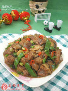 香菇炒排骨 香菇炒排骨