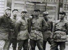 杜義德(左起)、傅鍾、莫文驊、羅榮桓