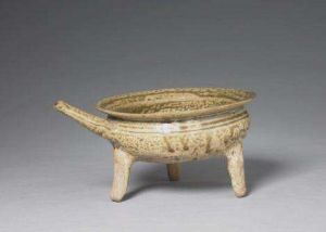 戰國原始瓷提梁盉 戰國原始瓷提梁盉