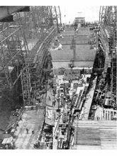 伊利諾伊號戰列艦在建造中