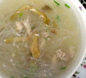 榨菜冬粉湯 榨菜冬粉湯