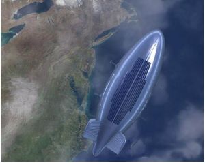 美軍正在開發的臨近空間飛行器，結構與飛艇類似。