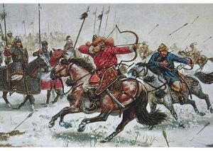 三峰山之戰---蒙古騎兵