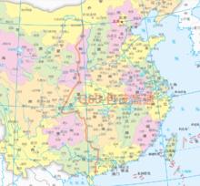 包頭－茂名高速公路地圖路線