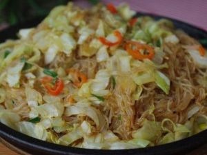 鐵板冬粉苞菜 鐵板冬粉苞菜