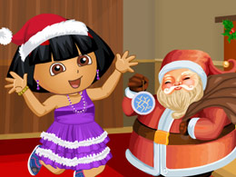 朵拉和聖誕老人 朵拉和聖誕老人