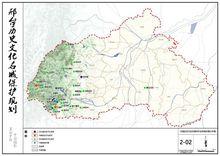 市域歷史文化名鎮名村及傳統村落分布圖