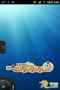 TSF天氣外掛程式截圖