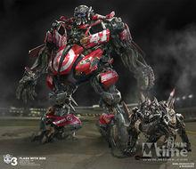 灌鉛腳&middot;變形模式