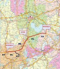 岳武高速東延段項目示意圖