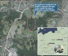 傳聞中“黃金列車”所藏的地點