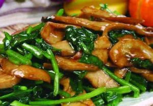 菠菜鮮蘑菇 菠菜鮮蘑菇