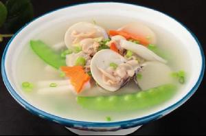 白玉菇花蛤湯 白玉菇花蛤湯