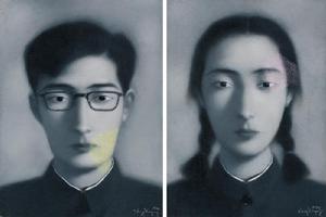 《大家庭》油畫