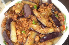 肉末炒茄條兒 肉末炒茄條兒