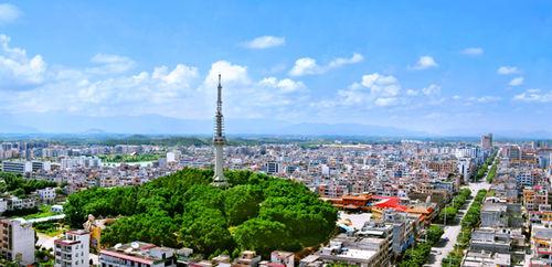 陽西縣城遠景圖