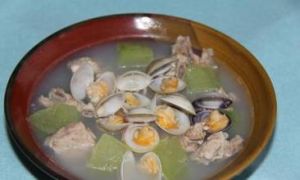 排骨蛤蠣冬瓜湯