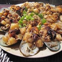 豉椒芋絲蒸三鮮 豉椒芋絲蒸三鮮