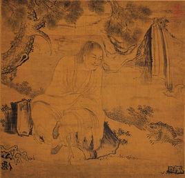 明吳偉畫劉海蟾 明吳偉畫劉海蟾