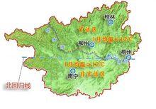 廣西南北分界示意圖