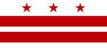 華盛頓哥倫比亞特區旗