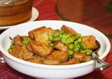 毛豆煎臭豆腐 毛豆煎臭豆腐