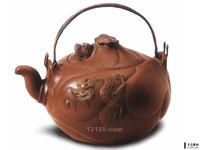 軟耳提梁魚化龍壺 軟耳提梁魚化龍壺