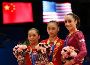 眭祿、姚金男、韋伯分獲平衡木三甲