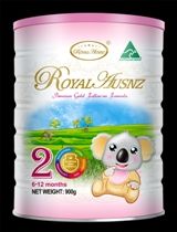 澳大利亞原裝進口皇家澳紐較大嬰兒奶粉2段