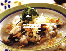 芹菜虱目魚粥 芹菜虱目魚粥