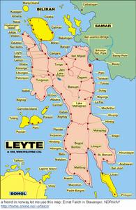 萊特島Leyte 方位指引