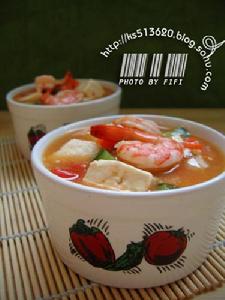 番茄鮮蝦豆腐羹