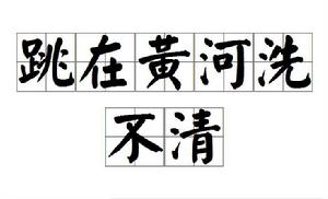 跳在黃河洗不清 跳在黃河洗不清