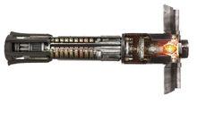 凱洛&middot;倫的光劍水晶是開裂的