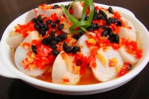 鮮辣剁椒肉末蒸芋頭