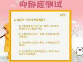 抑鬱症測試 抑鬱症測試