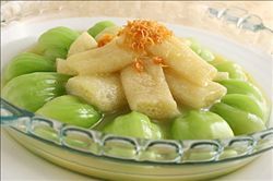 竹蓀扒菜膽 竹蓀扒菜膽