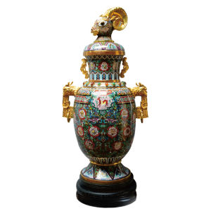 張同祿景泰藍十二生肖尊-未羊