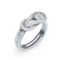 Encordi™擁愛系列單顆美鑽密鑲戒指