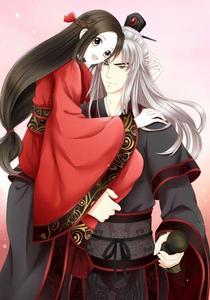 人氣畫師九遙繪製的白起和婷婷