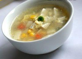 海蠣豆腐蛋花湯