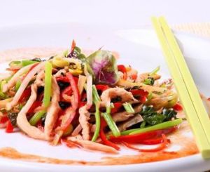 莧菜雞絲 莧菜雞絲