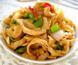 素炒麵筋 素炒麵筋