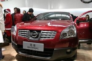 日產逍客參加車展